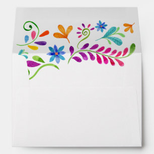Mexican Fiesta Birthday Invitation Envelope