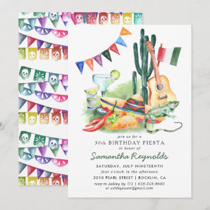 Mexican Fiesta Birthday Party Invitation