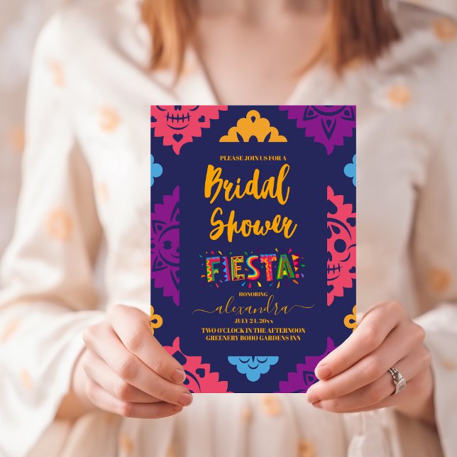 Mexican Fiesta Bridal Shower Invitation (Creator Uploaded)