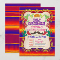 Mexican Fiesta Bridal Shower Invitation