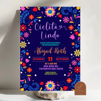 Mexican Fiesta Cielito Lindo Birthday Invitation