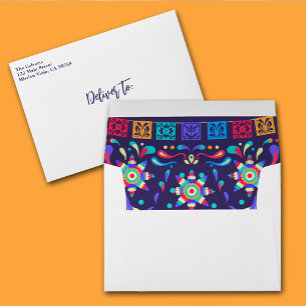 Mexican Fiesta Cinco de Mayo Birthday Party Envelope