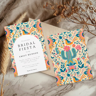 Mexican Fiesta Floral Bridal Shower Invitation