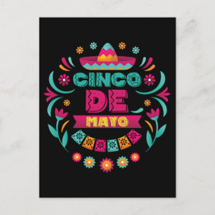 Mexican Fiesta Girls Women Happy Cinco De Mayo Postcard