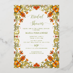 Mexican Fiesta Green Talavera Bridal Shower