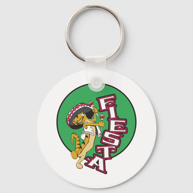 Mexican Fiesta Key Ring (Front)