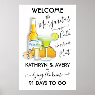 Mexican Fiesta Margarita Welcome Sign