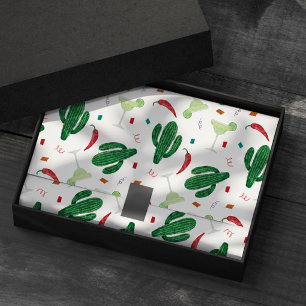 Mexican Fiesta, Margaritas and Chilli Peppers Tissue Paper