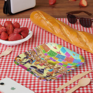 Mexican Fiesta Paper Plate