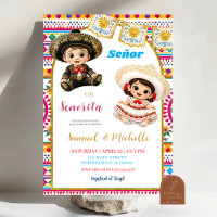 Mexican Fiesta Senor or Senorita Gender Reveal Inv