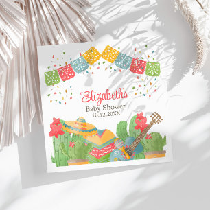 Mexican Fiesta Taco 'Bout A Baby Baby Shower Napkin
