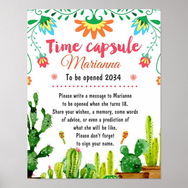 Mexican Fiesta Time Capsule Poster (Front)