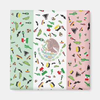 Mexican Fiesta - what Mexico is famous for Magnet