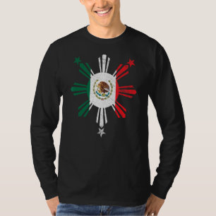 Mexican Filipino Flag Mexico Philippines Pinoy Pri T-Shirt
