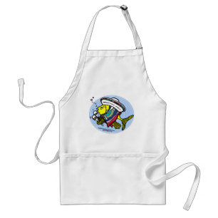 Mexican Fish in a circle Standard Apron