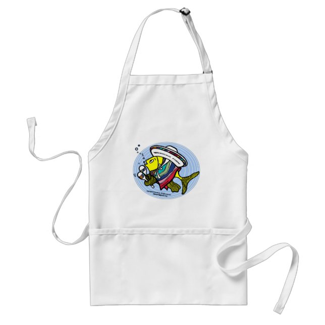 Mexican Fish in a circle Standard Apron (Front)