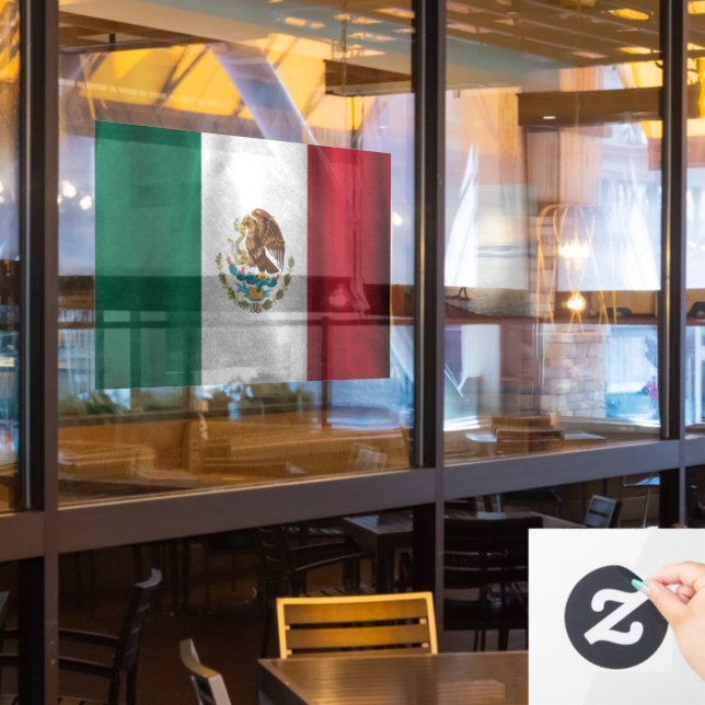 Mexican Flag (Restaurant Window)