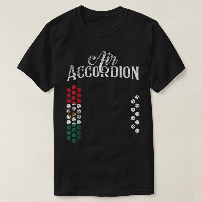 Mexican Flag Air Accordion Flag Of Mexico  Fiesta T-Shirt (Design Front)