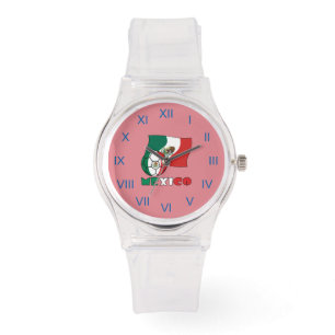 Mexican Flag and Soccer Ball Watch