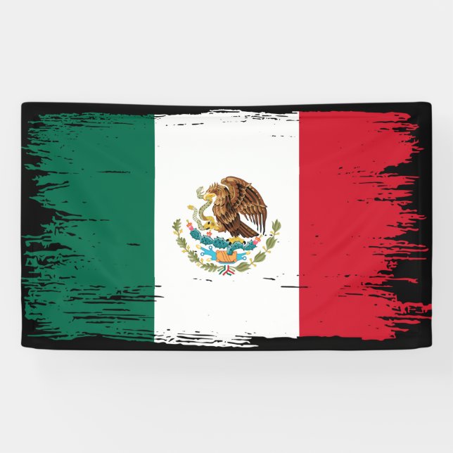 Mexican Flag Banner (Horizontal)