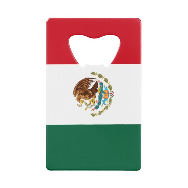 Mexican Flag Beer Bottle Opener (Front)
