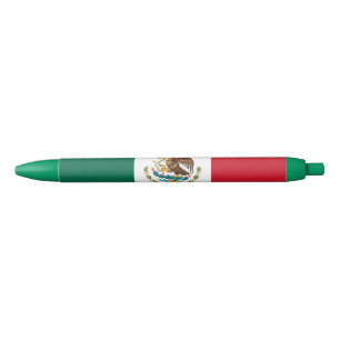 Mexican Flag Blue Ink Pen