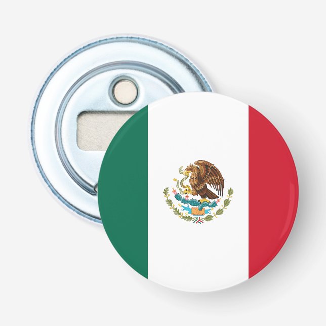 Mexican Flag Bottle Opener (Front)