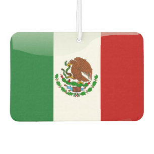 Mexican flag car air freshener