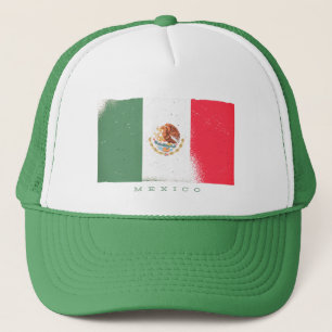 Mexican Flag Design Trucker Hat
