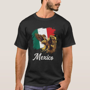 Mexican Flag Eagle Pride Vintage T-Shirt