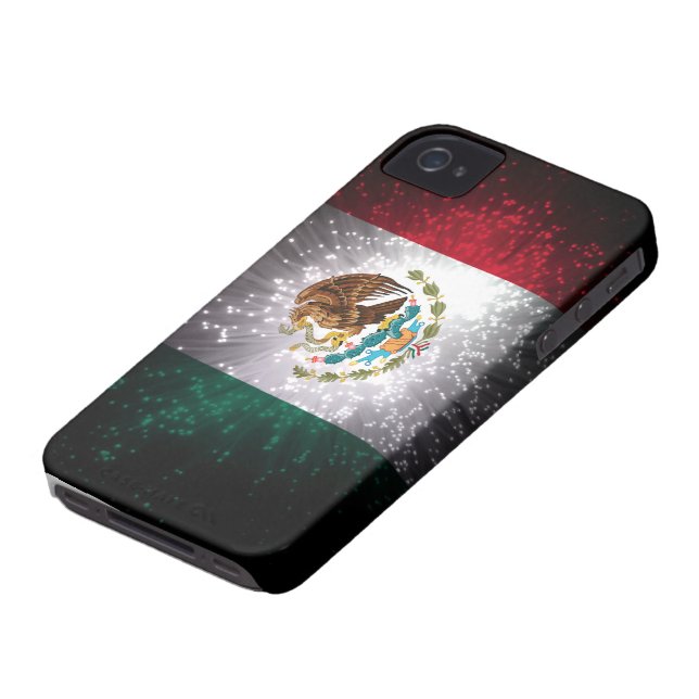 Mexican Flag Firework Case-Mate iPhone Case (Bottom)