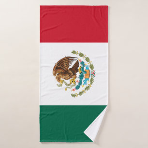 Mexican Flag - Flag of Mexico Bath Towel