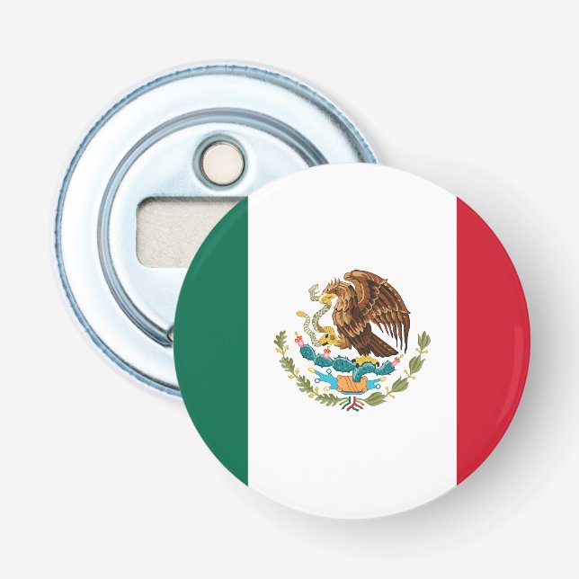 Mexican Flag - Flag of Mexico Bottle Opener (Front)