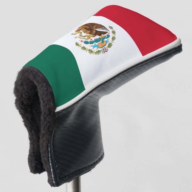 Mexican Flag - Flag of Mexico Golf Head Cover (3/4 Front)