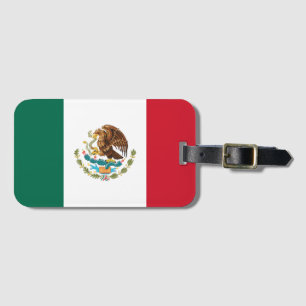Mexican Flag - Flag of Mexico Luggage Tag