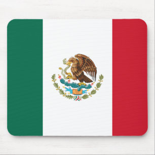 Mexican Flag - Flag of Mexico Mouse Pad