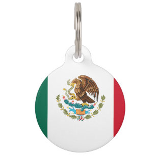 Mexican Flag - Flag of Mexico Pet Tag