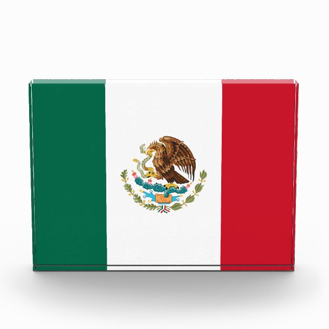 Mexican Flag - Flag of Mexico Photo Block (Front)