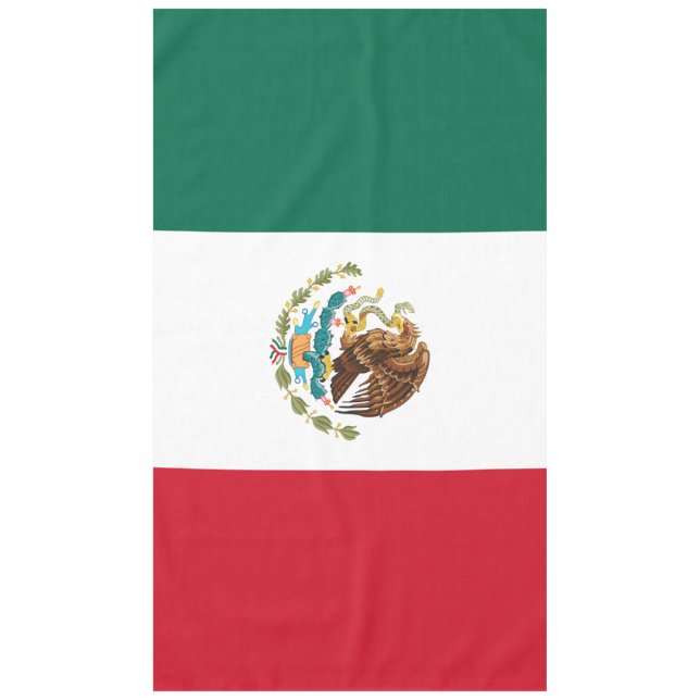 Mexican Flag - Flag of Mexico Tablecloth (Front)