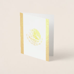 Mexican Flag Foil Card