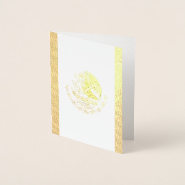 Mexican Flag Foil Card (Front)