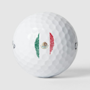 Mexican Flag Golf Balls