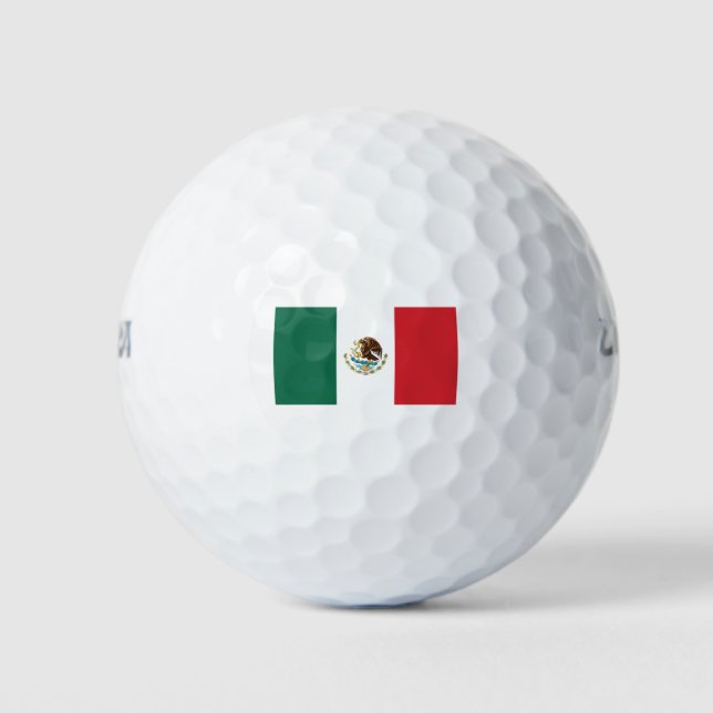 Mexican Flag Golf Balls (Front)