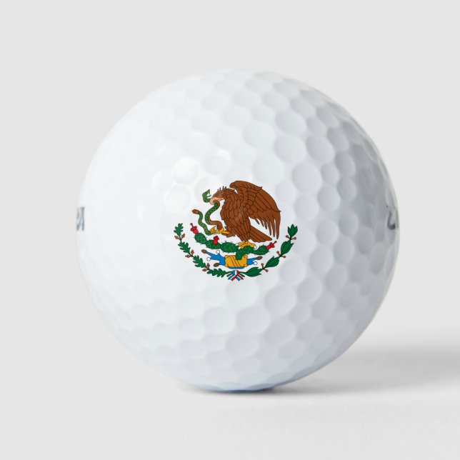 Mexican Flag Golf Balls (Front)