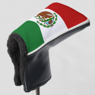 Mexican flag golf head cover