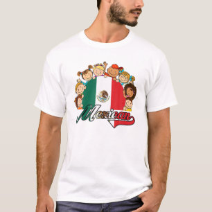Mexican Flag Hispanic Heritage Month Mexico Pride T-Shirt