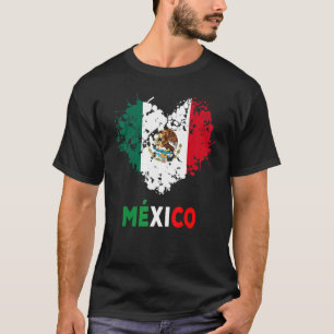 Mexican Flag Idea De Mexico Para Mujeres & Mexico  T-Shirt