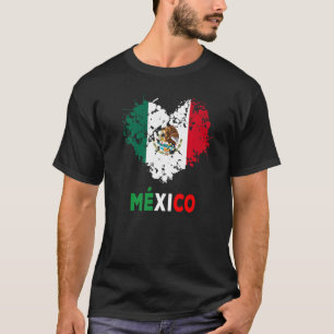 Mexican Flag Idea De Mexico Para Mujeres & Mexico  T-Shirt