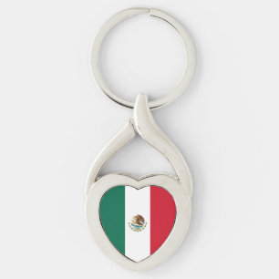 Mexican Flag Key Ring