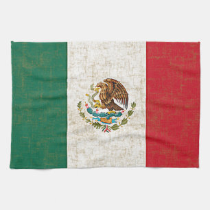MEXICAN FLAG Kitchen Towel